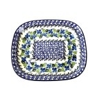 159 Bunzlau Rechthoekige schaal 1419X 159 Schotel rechthoek 22,5x19cm